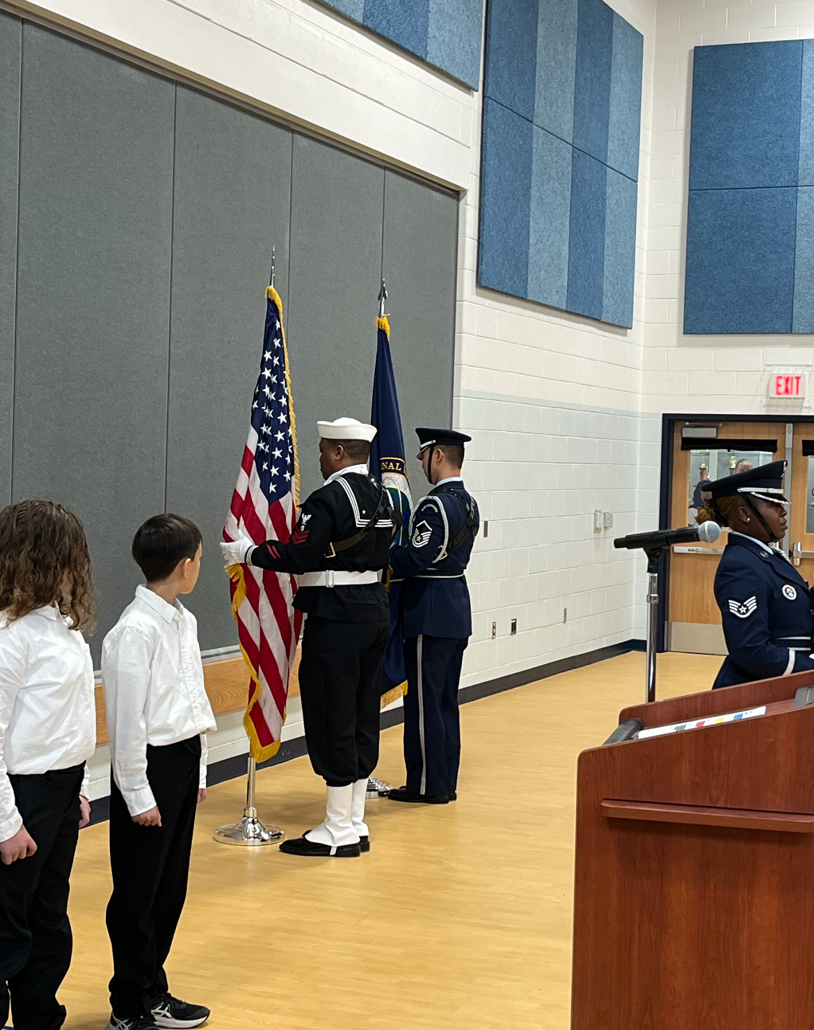 presentation of the colors